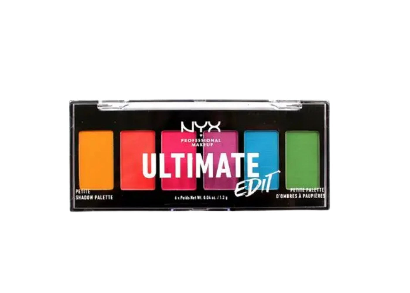 Nyx Professional Makeup Ultimate Edit Petite Shadow Palette, Bright's, 0.04 Ounce